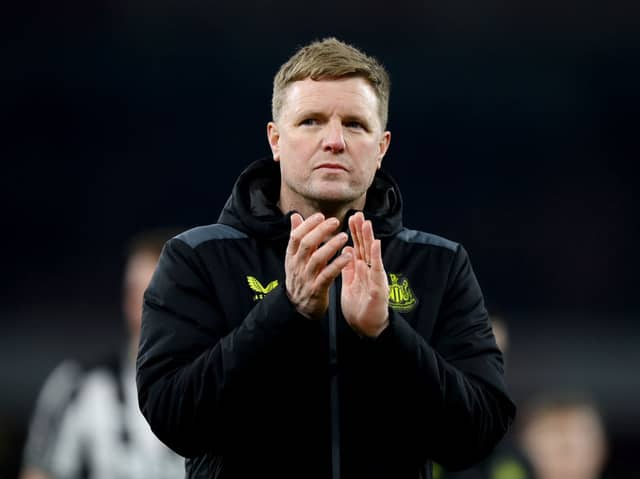 Newcastle United head coach Eddie Howe.