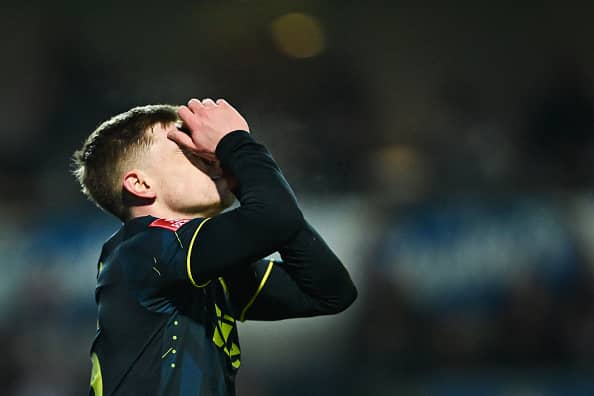 Newcastle United winger Harvey Barnes. (Photo by PAUL ELLIS/AFP via Getty Images)