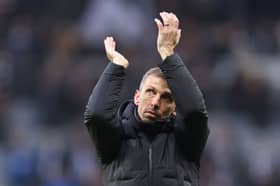 Wolves boss Gary O'Neil. O'Neil believes Newcastle United were 'lucky' to score twice against his side at St James' Park.