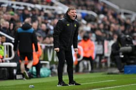 Newcastle United head coach Eddie Howe. Howe has recently hit back at reports linking former Bayern Munich boss Julian Nagelsmann with being his replacement at St James' Park.