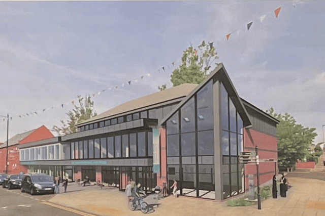 An artist's impression of how the new and improved Ocean Road Community Centre will look.