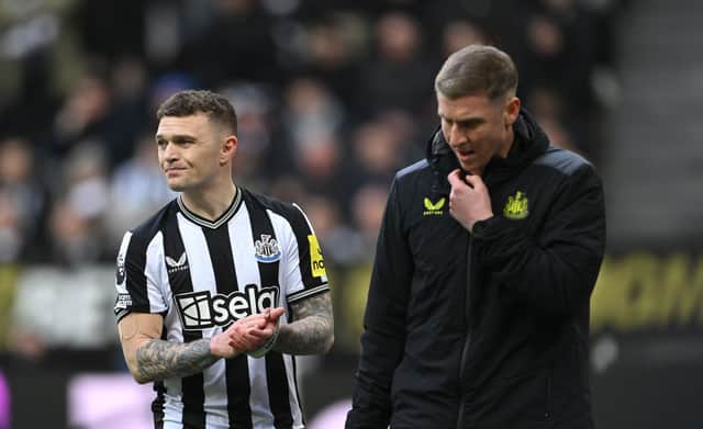 Kieran Trippier has missed Newcastle's last two matches due to injury. 