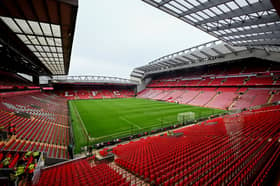 Anfield Stadium, Liverpool.