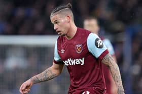 West Ham midfielder Kalvin Phillips. Newcastle United were heavily-linked with a move for the former Leeds United man back in January.