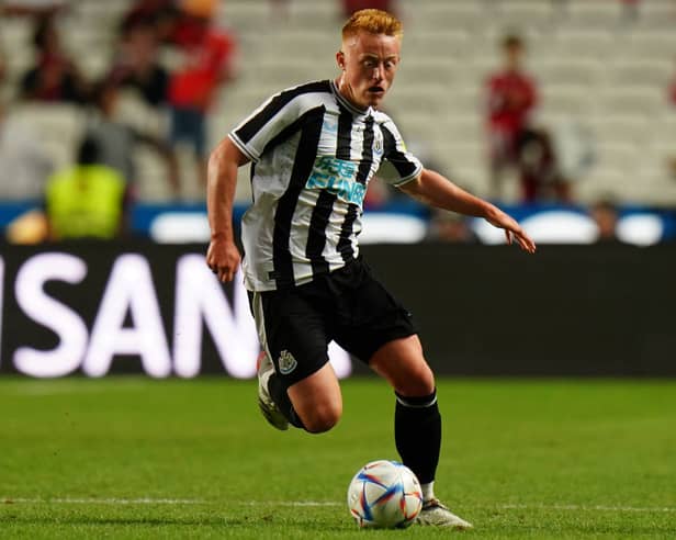 Former Newcastle United midfielder Matty Longstaff. Longstaff grabbed an assist on his debut for Toronto FC after a 14-month injury lay-off.