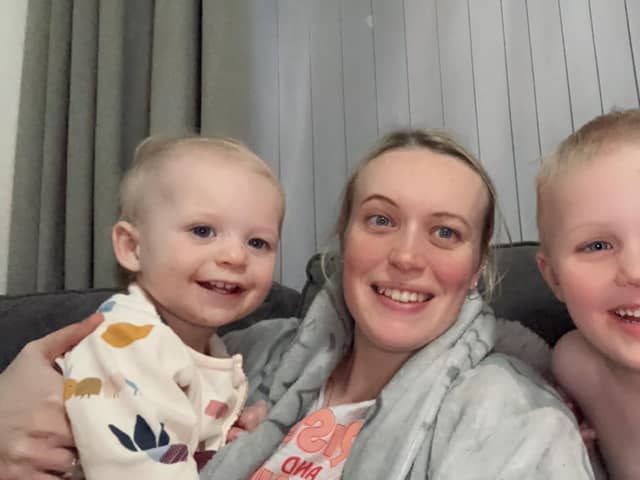 Me with Layla and Elijah