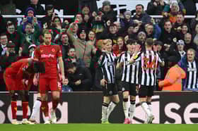 Tino Livramento scored his first ever Newcastle United goal against Wolves.