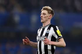 Anthony Gordon was injured during Newcastle United's defeat against Chelsea on Monday night. He isn't expected to feature against Man City this weekend.