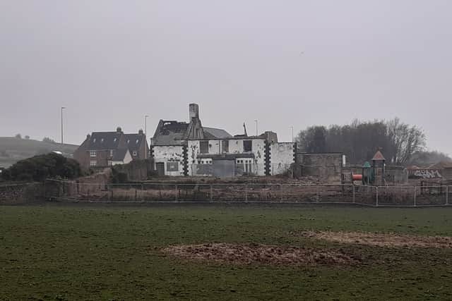 The Whitburn Lodge was severely damaged by a huge fire on New Year's Day in 2023.