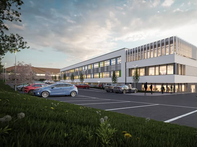 CGI image of how new extension at Mortimer Community College could look. Photo: SPACE Architects.