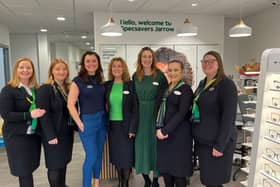 The team at the new Jarrow Specsavers branch.