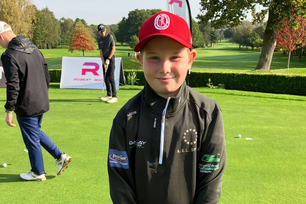 Golfing sensation Joseph Newby