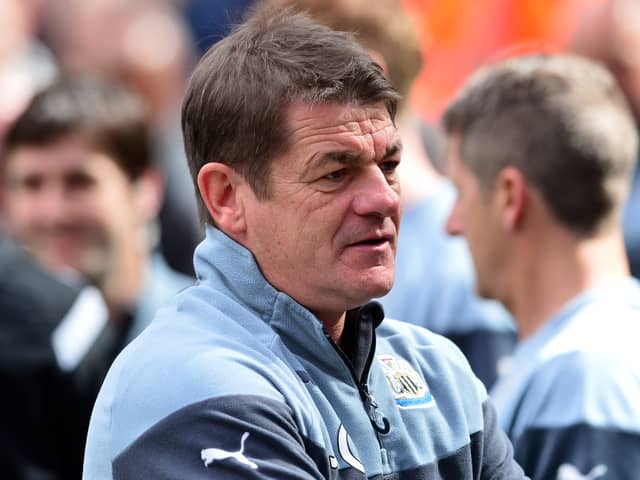 John Carver had two spells at Newcastle United - including a stint as caretaker manager in 2014-15