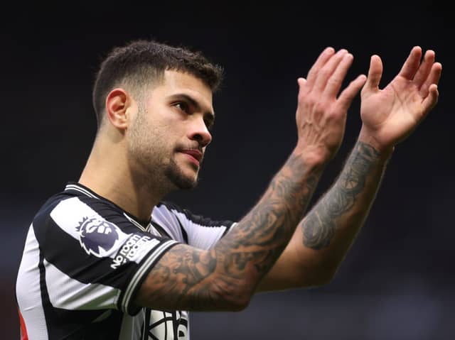 Newcastle United midfielder Bruno Guimaraes. The Brazilian has been linked with a move away from the club this summer with a host of clubs interested in his services.