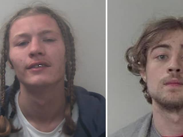 Jack Grindley and Leon Melson. Grindley, of Bowens Field, pleaded guilty to burglary and affray and was sentenced to a year and ten months’ imprisonment. Melson, of Tennyson Road, who also pleaded guilty to burglary and affray, received the same sentence.