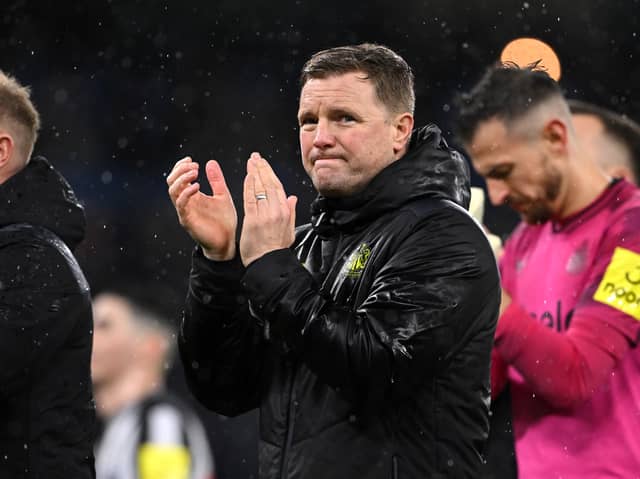 Newcastle United head coach Eddie Howe. The Magpies face West Ham at St James' Park on Saturday.