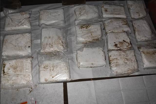 Drugs thought to worth £1m on the streets were seized from two South Tyneside properties.