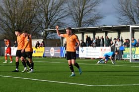 South Shields striker Paul Blackett. Blackett registered his 25th goal of the season during their win over Chester on Saturday.