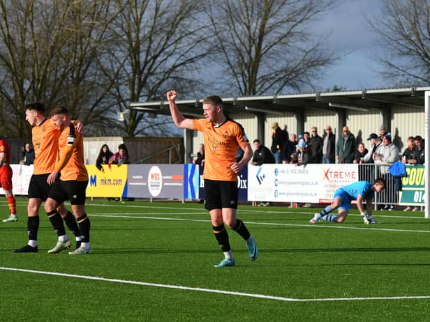 South Shields striker Paul Blackett. Blackett registered his 25th goal of the season during their win over Chester on Saturday.