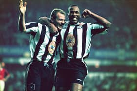Alan Shearer and Les Ferdinand played just one season together at Newcastle United.