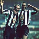 Alan Shearer and Les Ferdinand played just one season together at Newcastle United.