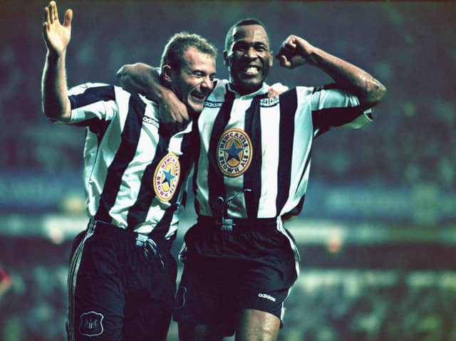 Alan Shearer and Les Ferdinand played just one season together at Newcastle United.
