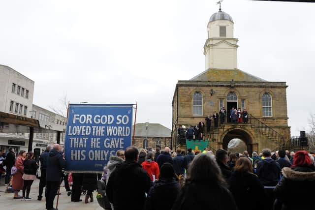 The traditional Good Friday service will once again be held in South Shields Market Place. Photo: South Tyneside Council.