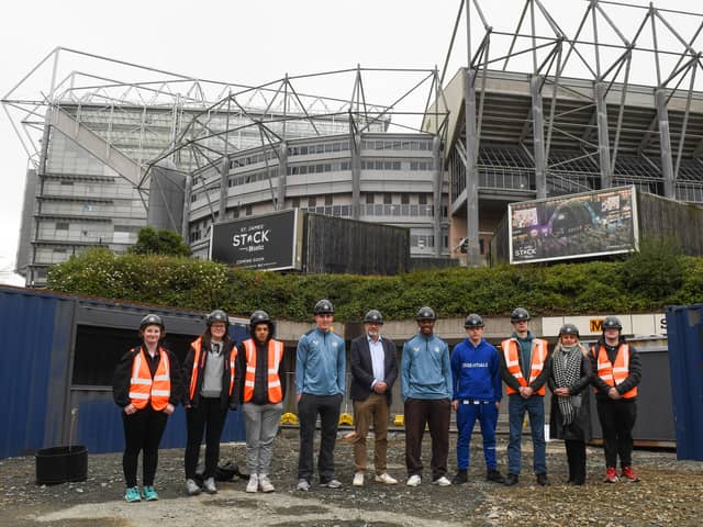 The St James' Park STACK is set to open Summer 2024.