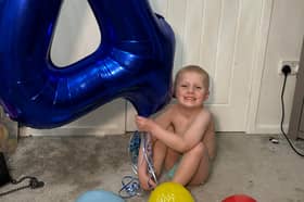Elijah's fourth birthday celebrations