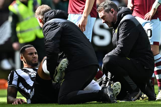 Battled on after initial injury before being forced off.