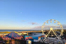 The new big wheel at Ocean Beach Pleasure Park.