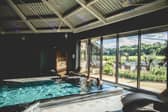 The hydro therapy pool - the plunge pool will be located next to this.