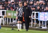 Eddie Howe has issued caution over Kieran Trippier's return from injury.