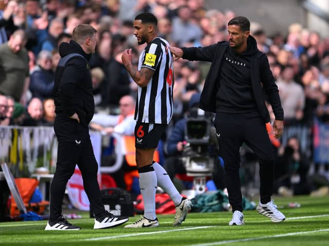 Newcastle United defender Jamaal Lascelles. Lascelles has been ruled-out for between six and nine months with an ACL injury.