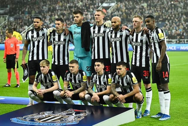 Newcastle United in the Champions League. 
