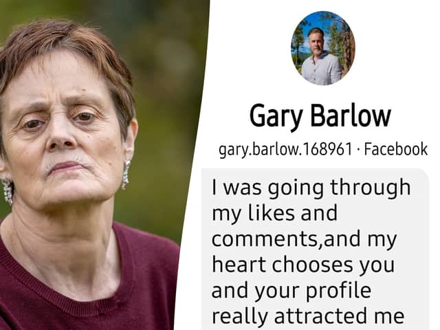 Janet Smith was targeted by a scammer pretending to be Gary Barlow.