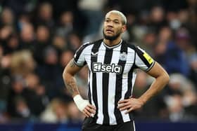 Joelinton has been out of action for Newcastle since January. 