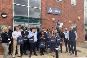 Tritility team at the new Leicester premises