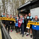 South Shields FC gift Tyne and Wear Metro with commemorative shirt to celebrate 40 years of the iconic transport system.