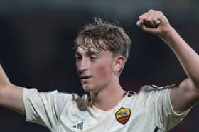 Juventus defender Dean Huijsen during Roma loan. 