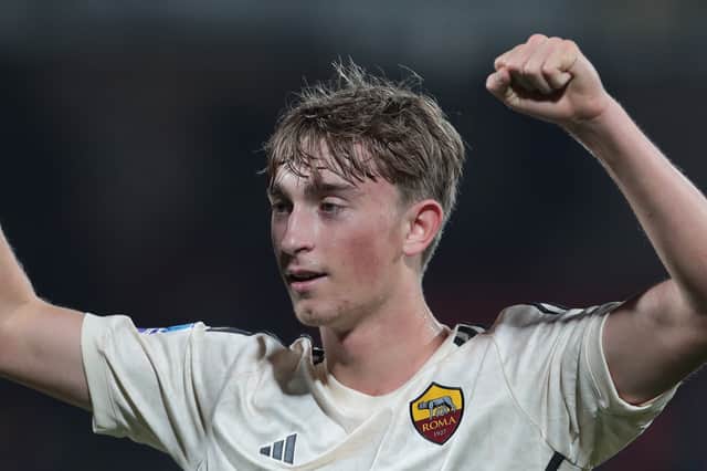Juventus defender Dean Huijsen during Roma loan.