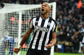 Newcastle United midfielder Joelinton. The Brazilian has agreed a new 'long term' contract with the club.