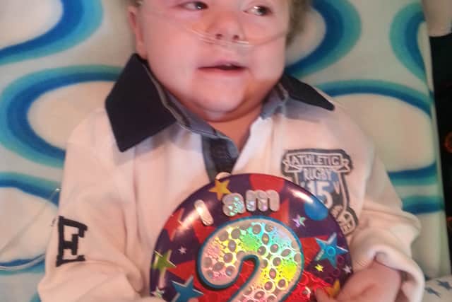 Charlie on his second birthday