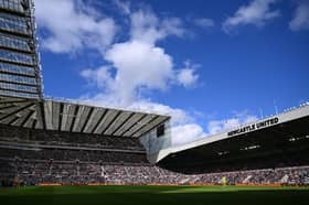 St James’ Park, home of Newcastle United.