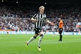 Newcastle United winger Anthony Gordon. Gordon scored and registered two assists during the win over Tottenham Hotspur at the weekend.
