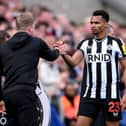 Jacob Murphy of Newcastle United is substituted off during the Premier League match between Newcastle United and Tottenham Hotspur at St. James Park on April 13, 2024 in Newcastle upon Tyne, England. (Photo by Stu Forster/Getty Images) (Photo by Stu Forster/Getty Images)