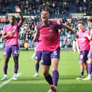 Dan Ballard celebrates against West Brom