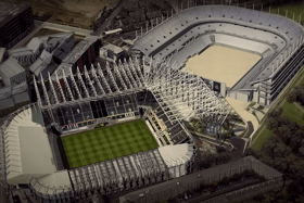 A St James' Park rebuild concept by Bondibot