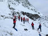 The rescue of Ben Longton, 18, in snowy conditions on Scafell Pike, by Wasdale Mountain Rescue Team.  