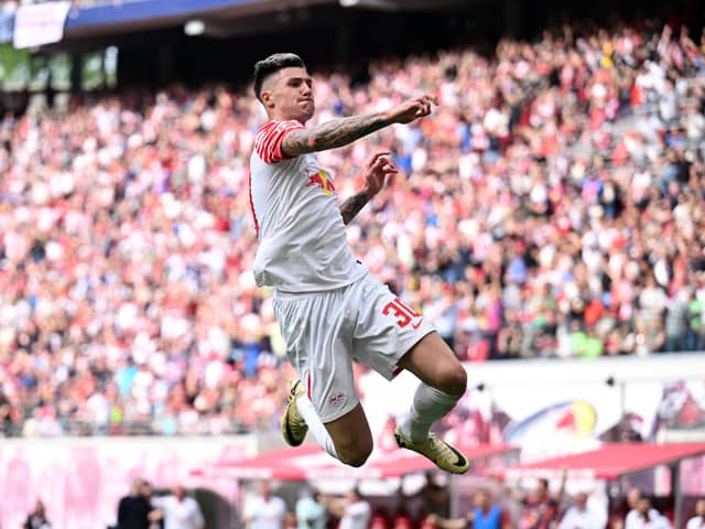 RB Leipzig star Benjamin Sesko is attracting Premier League interest. (Photo by Stuart Franklin/Getty Images)